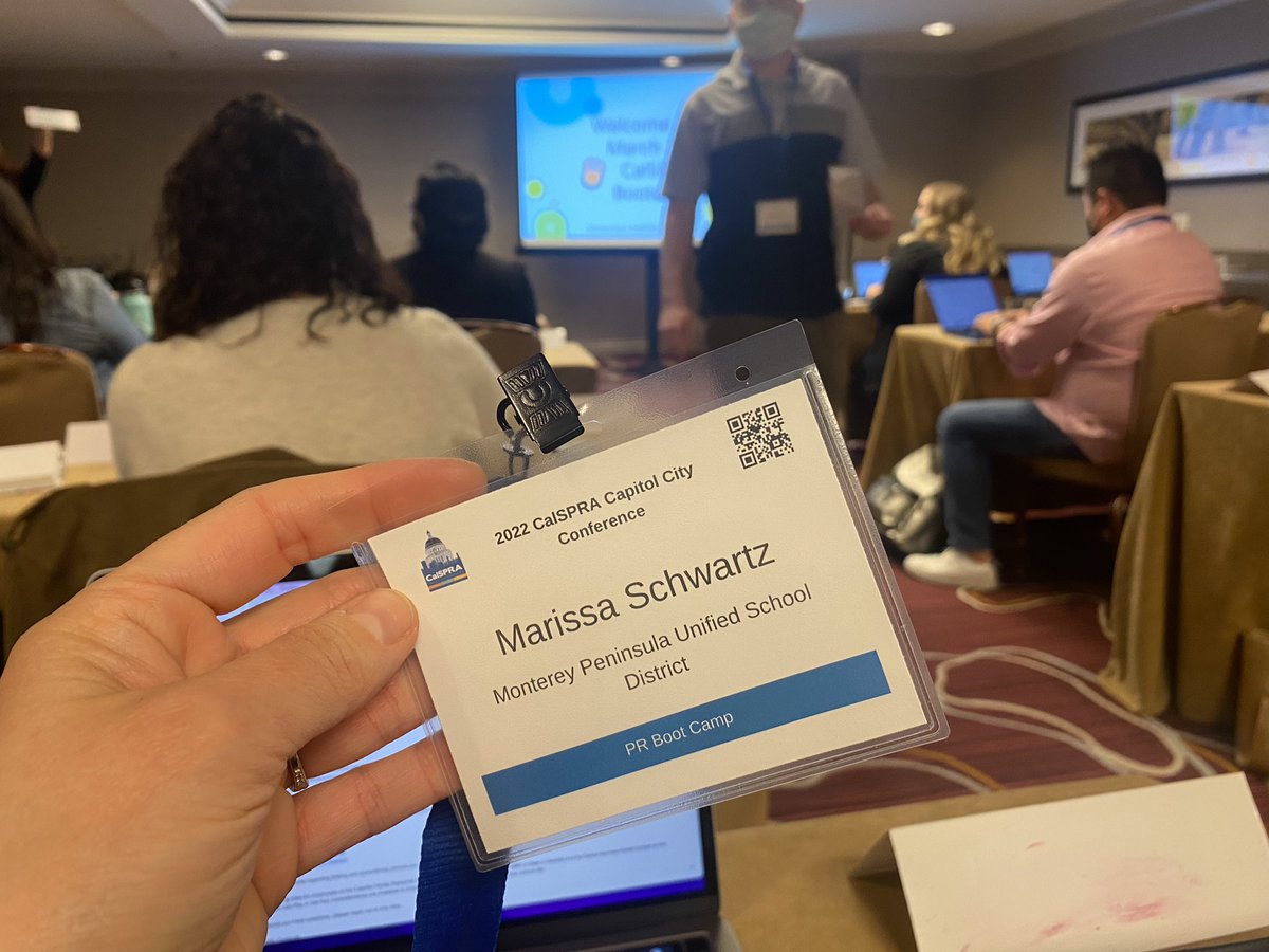 mschwartznews's tweet photo. @mpusd_now is ready for #PRBootCamp #CalSPRA2022 @CalSPRA https://t.co/R69P61viIA