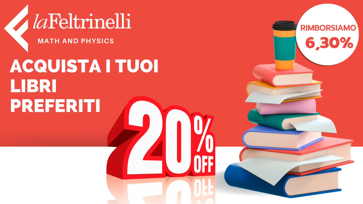 beruby_it's tweet photo. EINAUDI -20% con @LaFeltrinelli📚
Fino al 20/03 i Premi Nobel per la Letteratura, saggi, classici di ogni epoca, poesia, teatro e la grande narrativa contemporanea in formato tascabile con sconto -20%.
👉 Con #beruby e verrai rimborsato del 6,30%!
https://t.co/SDY8jFbM8P https://t.co/EPKck3u7Xe