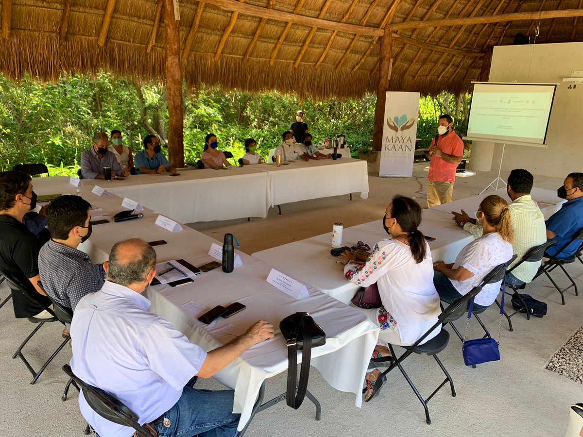 SedeturQROO's tweet photo. Participamos en el Taller en el marco del #ProyectoKuxatur: Hacia un nuevo modelo de turismo vinculado con los océanos, para identificar acciones locales que permitan migrar hacia un nuevo modelo de turismo marino en el país, privilegiando ecosistemas, biodiversidad y valoración. https://t.co/Eg8oS2xCR3