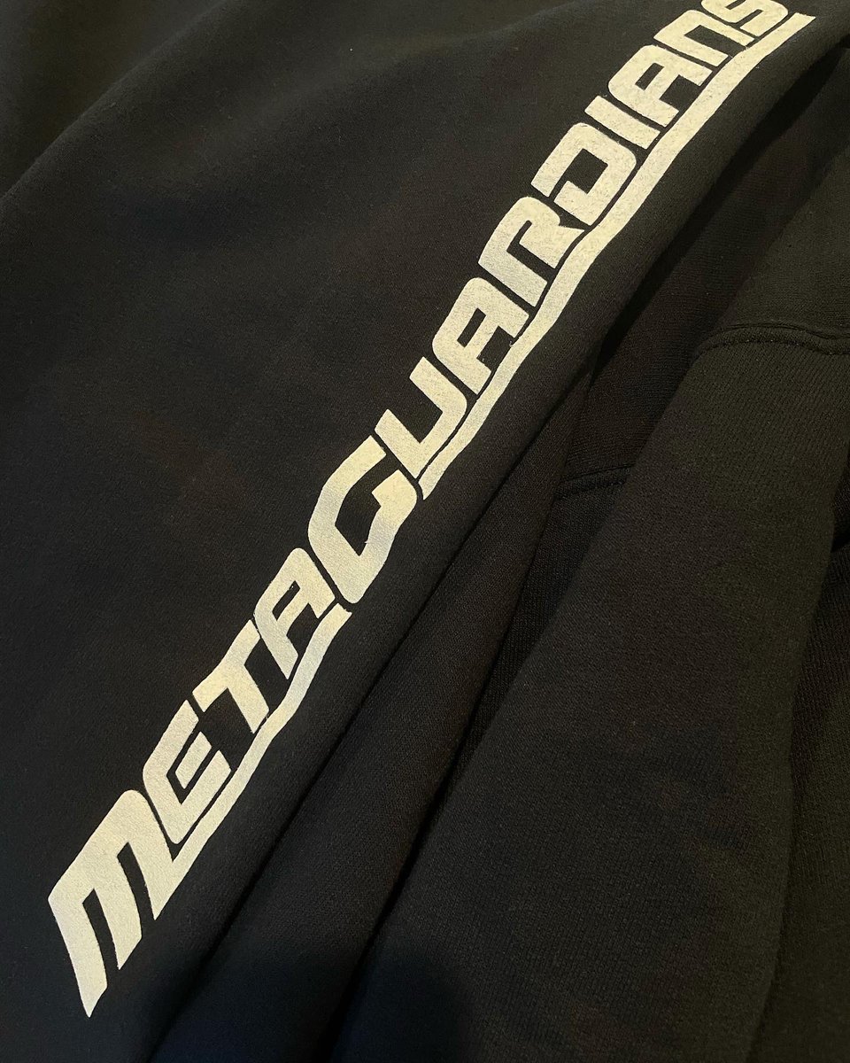 1907Threads's tweet photo. Cranked out some @metaguardians merch for investors and the team! Hoodies, joggers, and hats that turned out awesome! Shipping out this week! #screenprinting #NFTCommunity #metaguardians https://t.co/uKDddOTsty