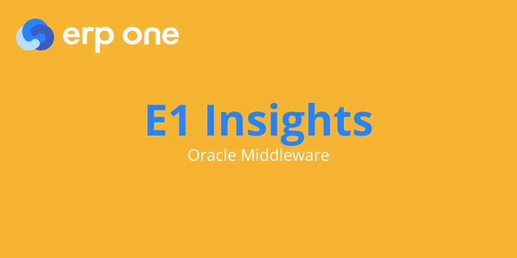 ERP1Consulting's tweet photo. Did you know you can install more than one Oracle Middleware home on the same server? With this configuration, you can create a 2nd WebLogic foundation to test in parallel for JDE E1 Release upgrades. 

#ERP #ERPOne #ERPsolutions https://t.co/rwzmzAENVq