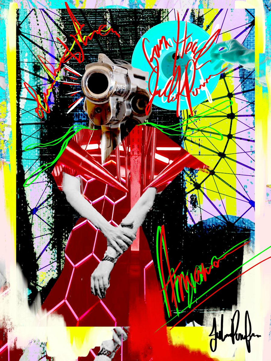 juliakponsford's tweet photo. Finally am back in the groove and have time to make art 🎉

GUN TO YOUR HEAD 💀

3 Editions:
https://t.co/hnBWPN7sJ8 https://t.co/5SjZaAxjiz