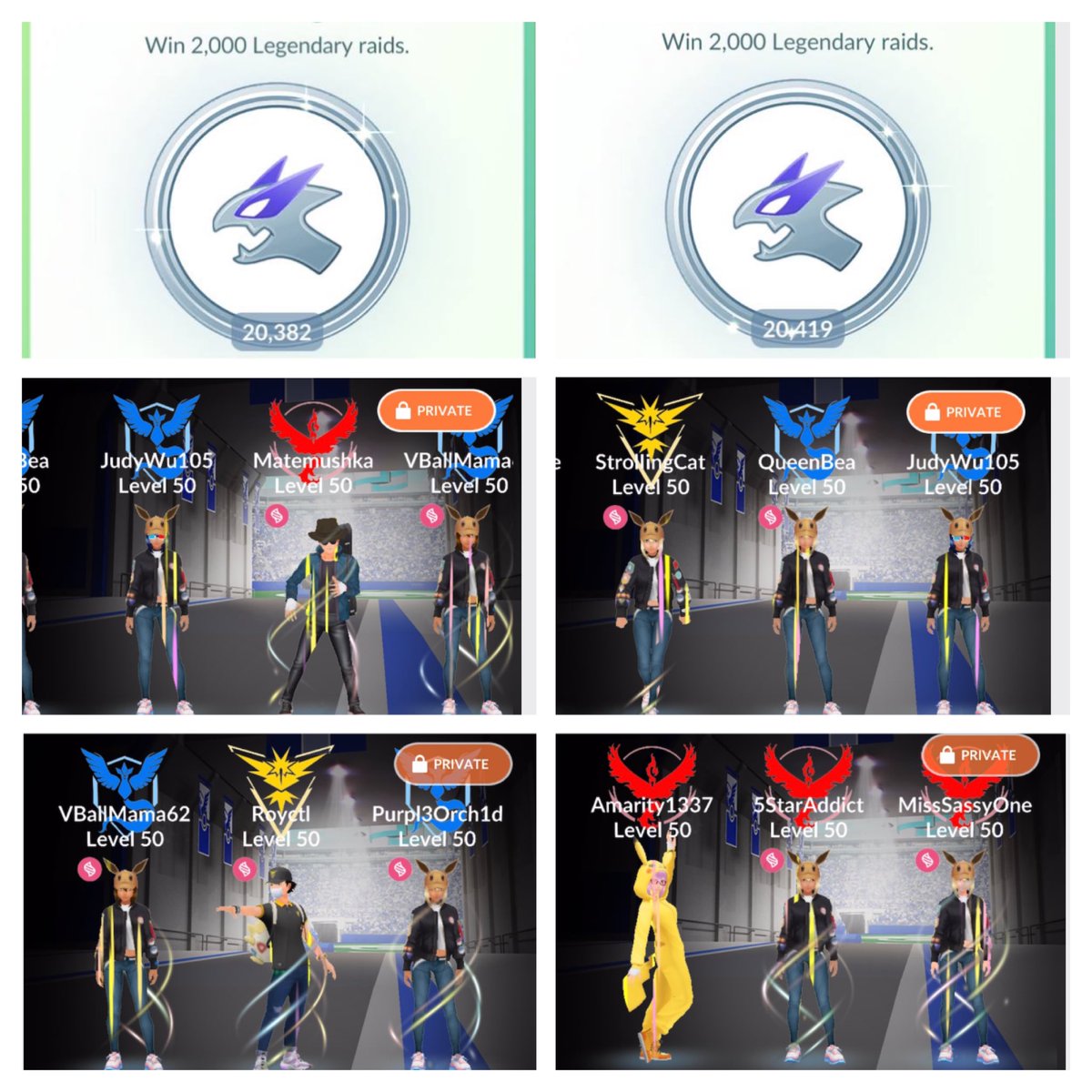 Purpl3Orch1d's tweet photo. Just a typical UK raid hour hosted by @jaikeclarke. We did 37 Tapu Koko raids today. #speedraid Always a great time! 💜 https://t.co/GVHtiyirg5