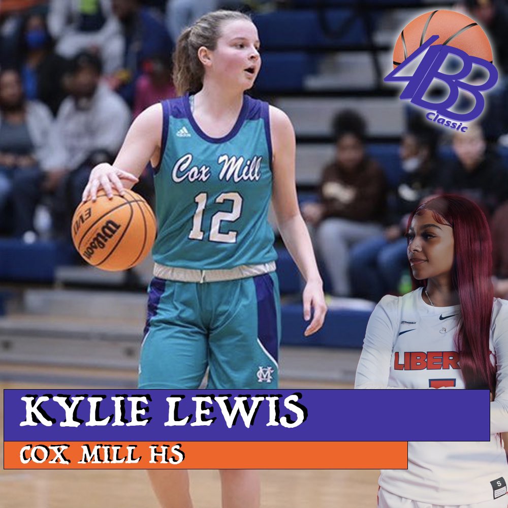 <a href="/PEMSportsNC/">PEM Sports</a> &amp; <a href="/bucketsbrand/">Buckets Brand</a> presents:
#4BBClassic UNSIGNED SENIOR GAME
• • •
Featuring...
• • •
Kylie Lewis (<a href="/kylie_lewis3/">Kylie Lewis</a>)
5’9 G/F
Cox Mill HS
• • •
All-Conference (2022)
