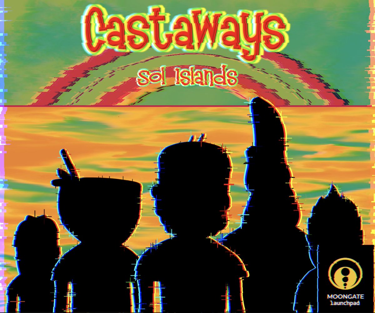 🚨Moongate proudly presents: 

@SolIslands1 castaways

"The Castaways is a collection of 1501 individl PFP which will be implemented into our already liv staking system."

Date/Time: 30 March, WL at 20:00 &amp; Public at 21:00 (UTC)
Supply: 1501
Price: .22 SOL 
#SolanaNFTs #nftlaunch