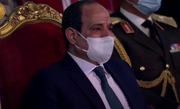 azizmisr2011's tweet photo. بكاء الرئيس السيسي خلال عرض فيلم تسجيلى عن تضحيات الشهداء https://t.co/BeeFWV3nA7
