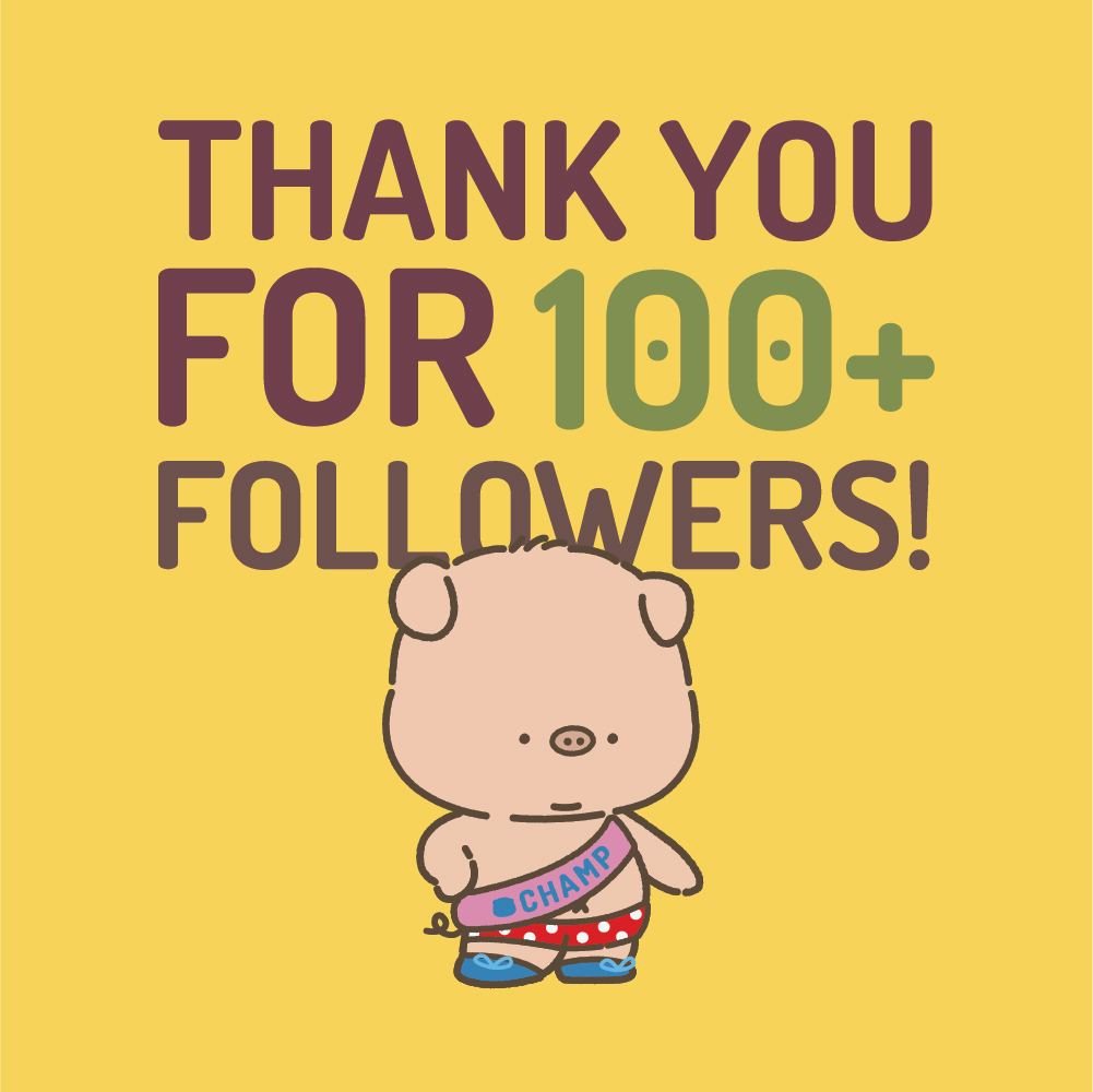 Thank you for 100+ followers! Stay tuned as we work to bring you more exciting details about our collection!

#nft #nfts #nftcommunity #porkchamps