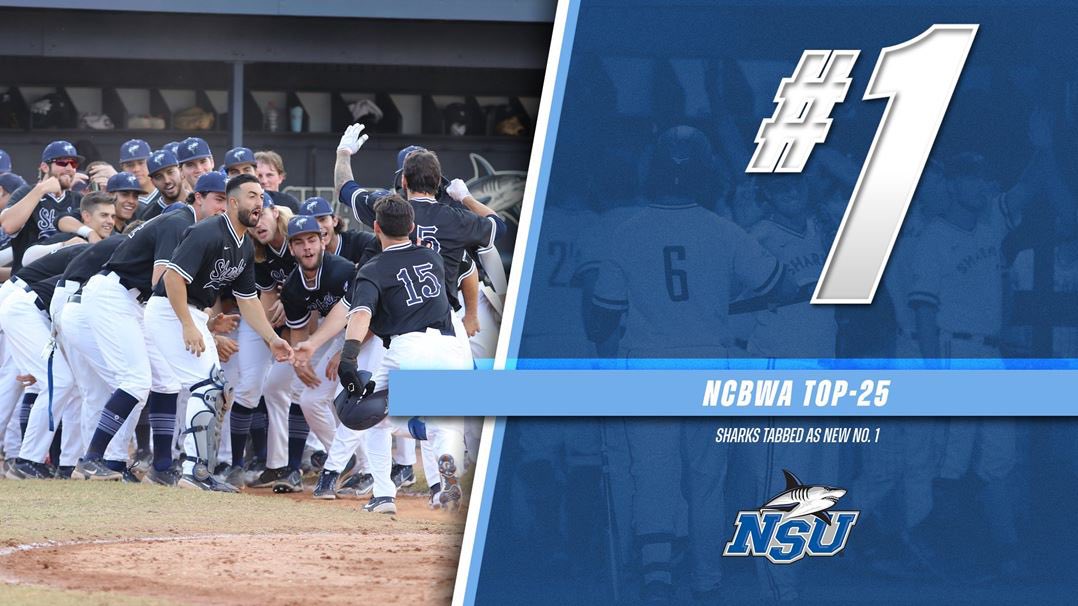 Sharks Tabbed D2’s New No. 1 

📖: nsusharks.com/news/2022/3/9/…

#PrepareToDominate // #SharksBaseball