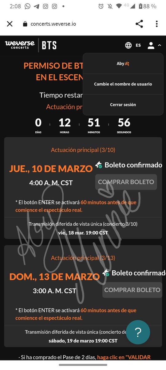 AbyMinnie's tweet photo. 📌SORTEO para ver el concierto PTD ON STAGE SEOUL el día 10/03/22❤️
La persona ganadora entrara desde mi cuenta a ver el concierto 
BASES📝
- Seguirme🔵
- Dar fav &amp; Retweet 🔁
En ganador de anuncia en 7 horas apartir de este momento https://t.co/2Os0bduQQo
