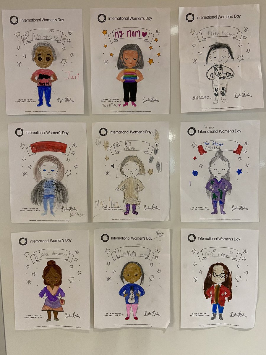 RyanHDSB's tweet photo. Finished our International Women’s Day inspiration pictures today. We have so many amazing women in our lives to celebrate! 💜 https://t.co/VzIXsz6L85