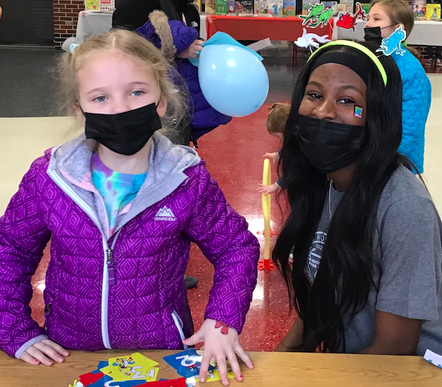 IKEactivities's tweet photo. The Eisenhower National Honor Society hosted its annual Dr. Seuss Birthday Party on March 5th. Over 70 children celebrated and received a free book and cupcake! https://t.co/z2PLQdm1Mg