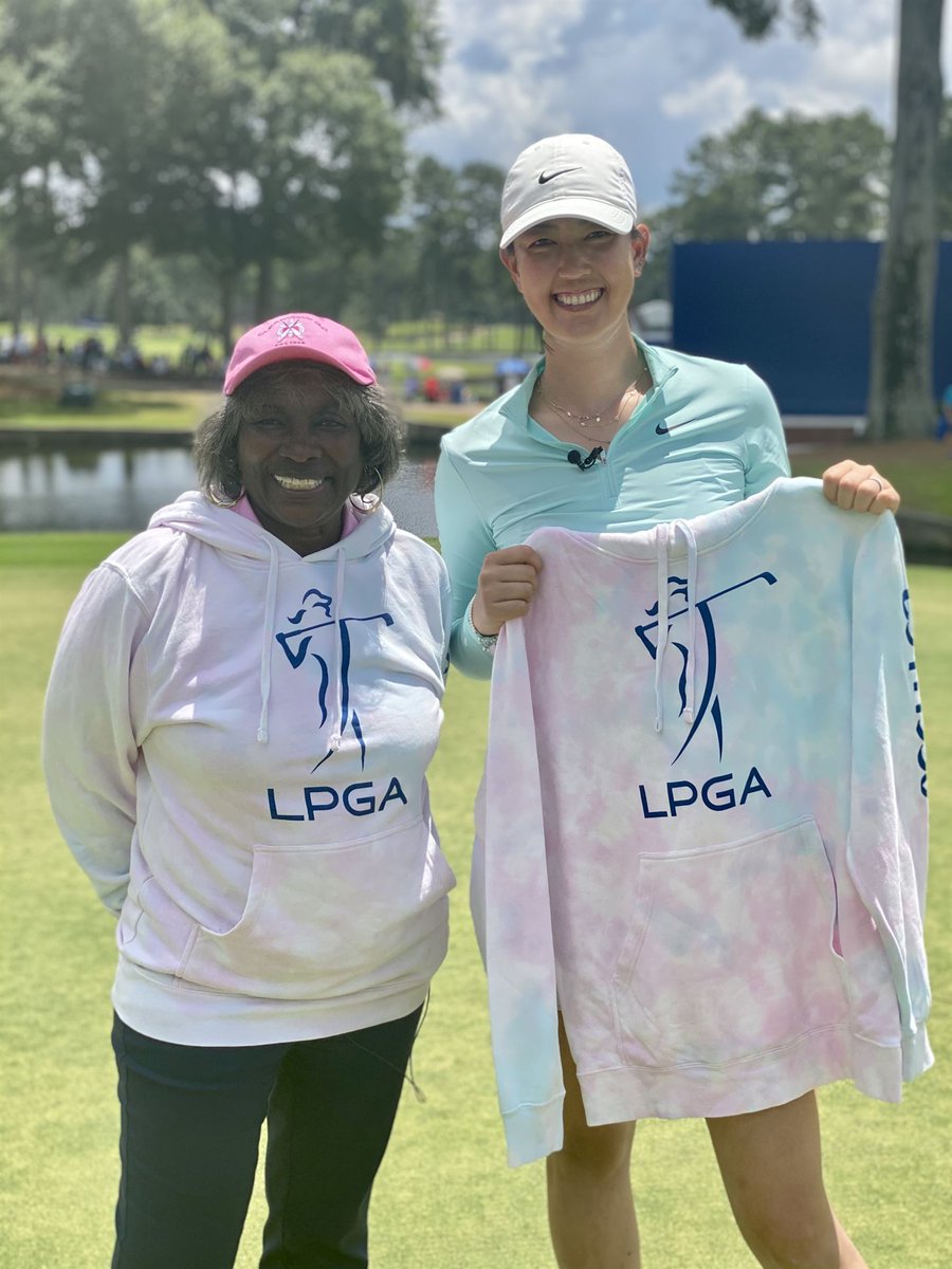 Congratulations to my good friend Renee Powell for being the first recipient of the Charlie Sifford Award @GolfHallofFame 👏 Let's show Renee some love! Share some photos of you in your @LPGA #HoodieForGolf! ♥