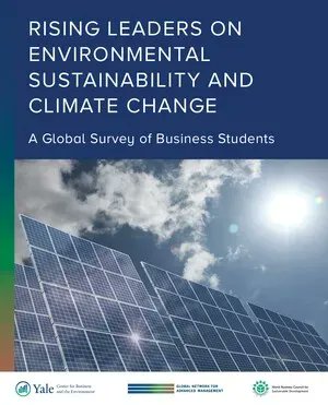 TaliaRubnitz's tweet photo. New @YaleCBEY report finds MBA students are increasingly concerned about #climatechange &amp; expect businesses to lead on this issue. In fact, 44% are willing to accept a lower salary to work for a company w/ better enviro practices! Check out the report: https://t.co/jvg7Vix4qZ https://t.co/lH1klAI4t8