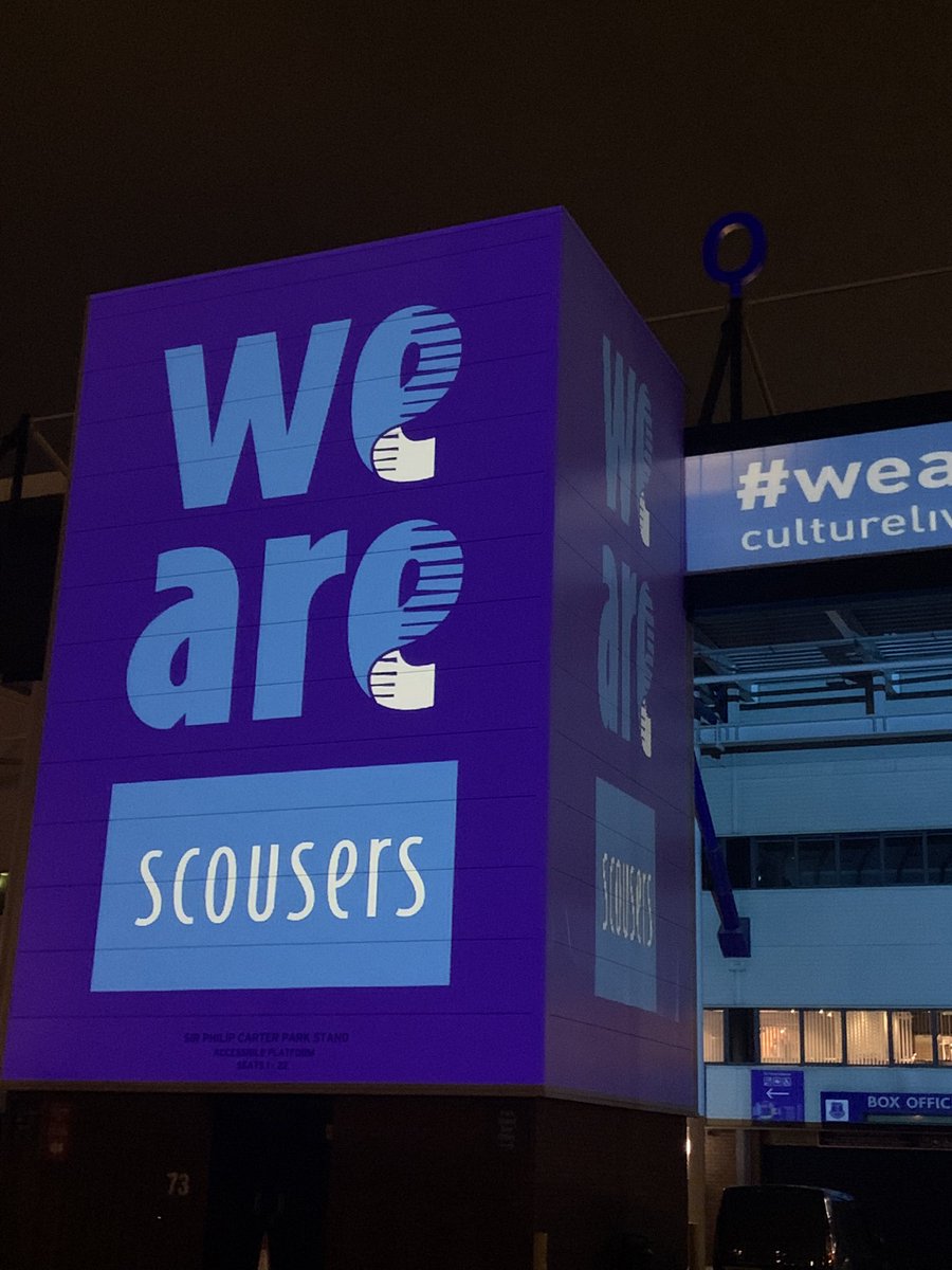 CultureLPool's tweet image. #WeAre | Yes @Everton we are community, we are game, we are scousers! #WeAre #GoodisonPark
