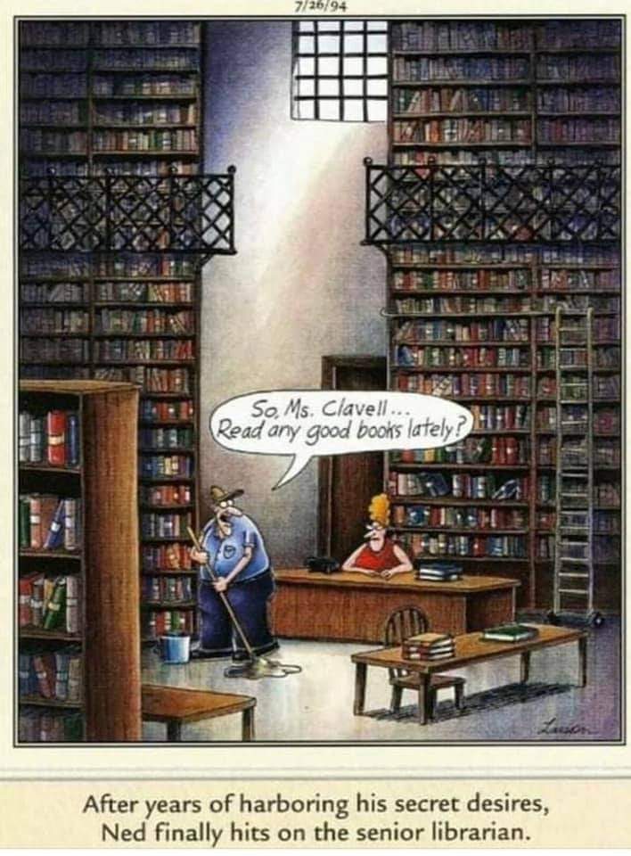 JessNelsonReads's tweet photo. Library jokes #SLIB670 https://t.co/1rBQDMdQol