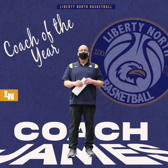 Congratulations to Coach Rob James on being named the Suburban Gold Conference Coach of the Year! Coach James is an incredible coach that we are lucky enough to work with every day. You deserve this one, Coach!!