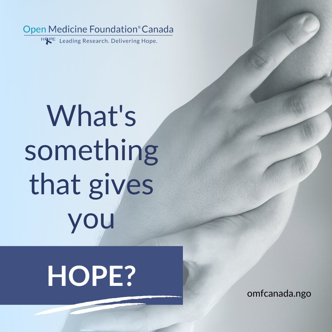 OpenmedfCanada's tweet photo. We would like to celebrate hope in the face of adversity and the resilience of the millions living with #MECFS and related diseases. Join us by snapping a picture of something that gives you HOPE.
Share on social media, use the hashtag #10YearsofHope and tag us @OpenmedfCanada! https://t.co/nO6HCK1INc