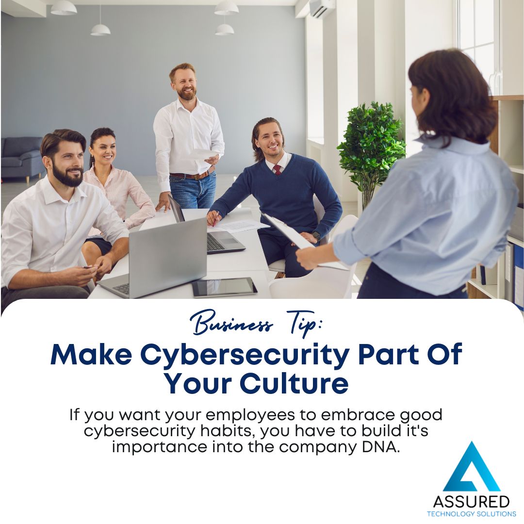 ATS_MSP_PDX's tweet photo. Talk about it. Reward for it. Make being “cyber smart” an honor.⁣ Too many organizations hand employees a packet of paper listing the “do’s and don’ts’ of cybersecurity (if anything at all) and label it done.
Make cybersecurity a part of your culture to keep the company safe. https://t.co/hOTKaVus5E