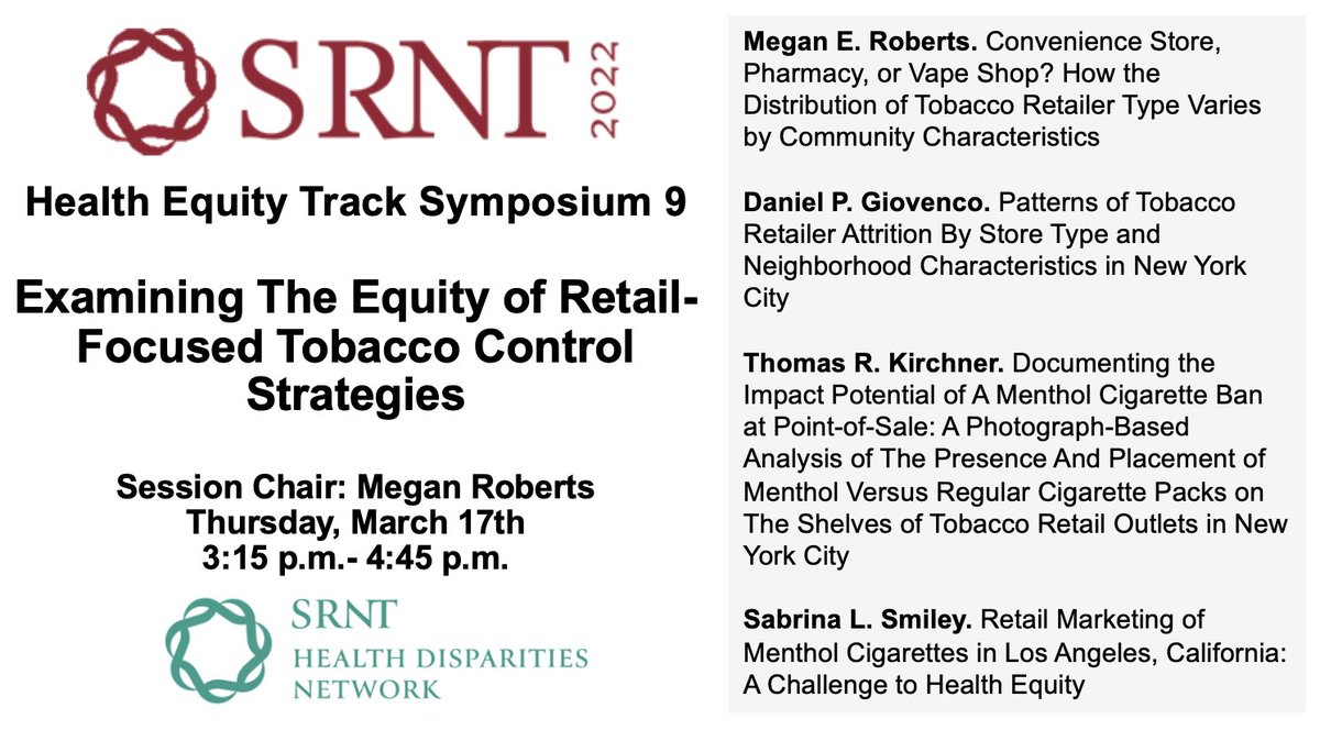 SRNT Health Equity Network tweet media