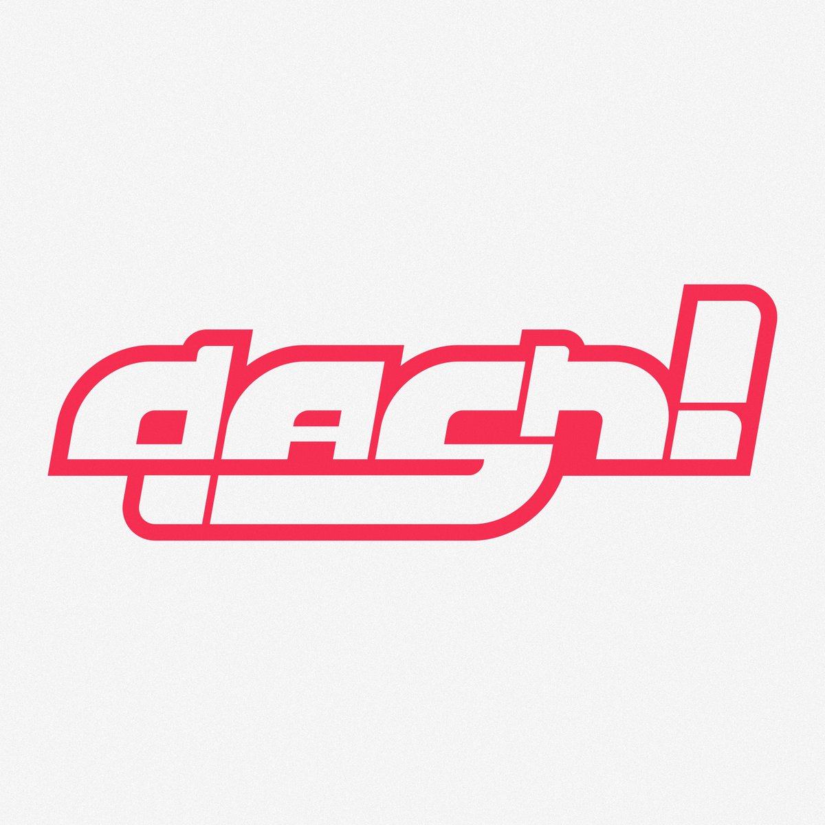 Detetiive's tweet photo. dash! (typography design) https://t.co/Cn2VBVYe1S