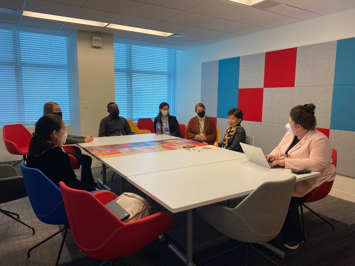 UN_Disarmament's tweet photo. The #YouthChampions4Disarmament also met with @UN_Disarmament chief @INakamitsu for a dialogue on #disarmament, who encouraged the participants to use their voice, speaking out and up in shaping our common future: “The future depends on today." SEE 👉https://t.co/m2fZxsi74h. https://t.co/OdWUV3UV16