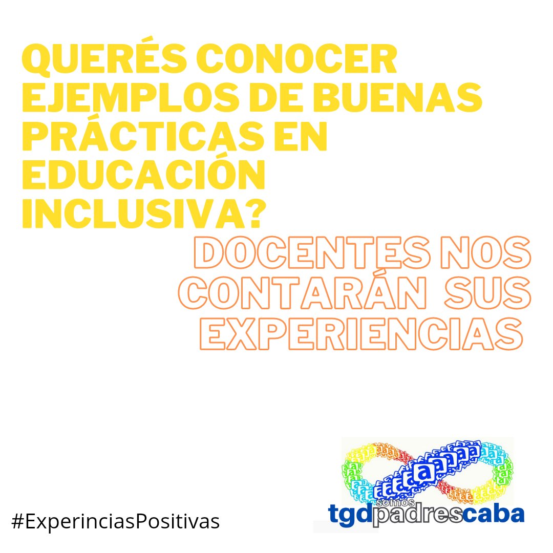 TGDPadresCABA's tweet photo. #experienciaspositivas 
#educacioninclusiva 
#educacion 
#Docentes 
#capacitacion 
#empatia 
#vocacion https://t.co/7h6LxUNbtR