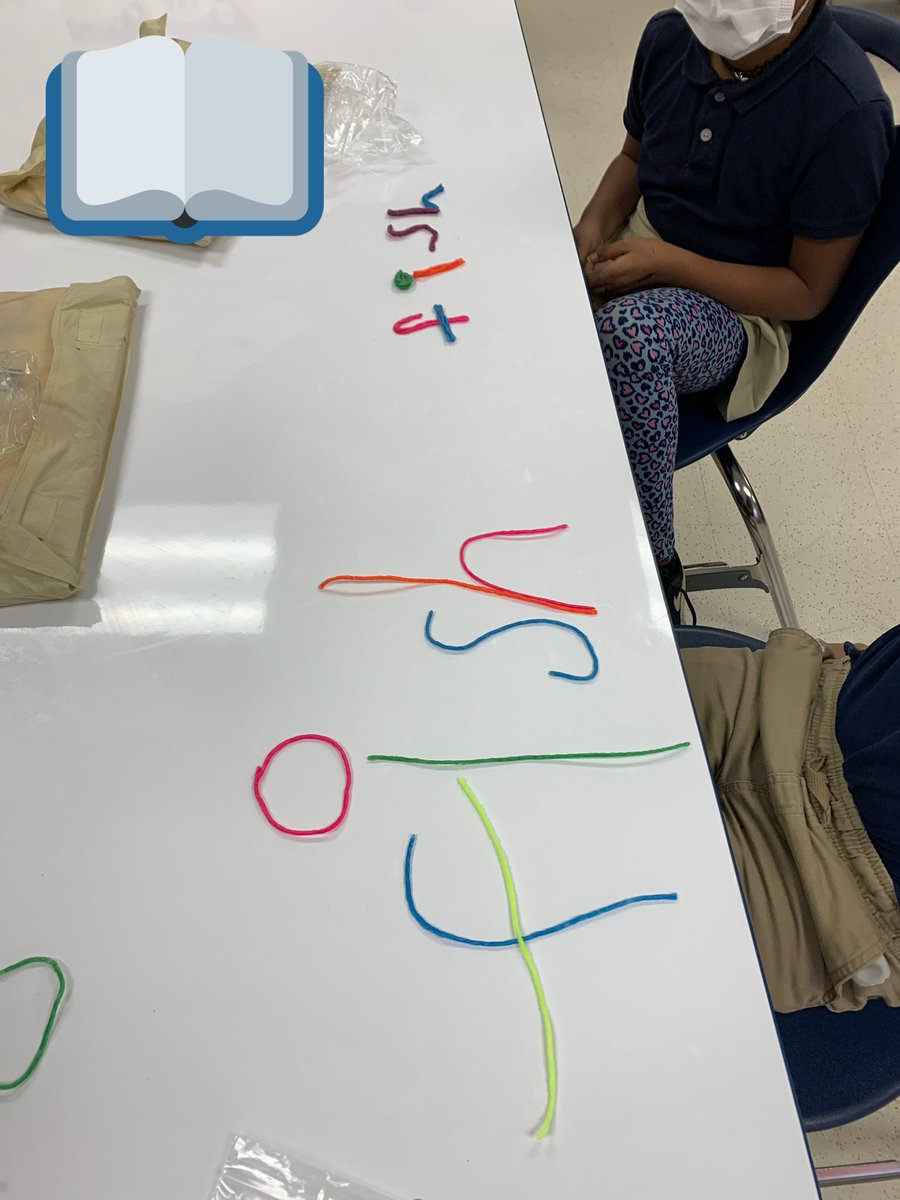 Making words is more fun when using wikki stix!  Practicing our digraphs today. <a href="/TylerHeights/">TylerHeightsESAACPS</a>