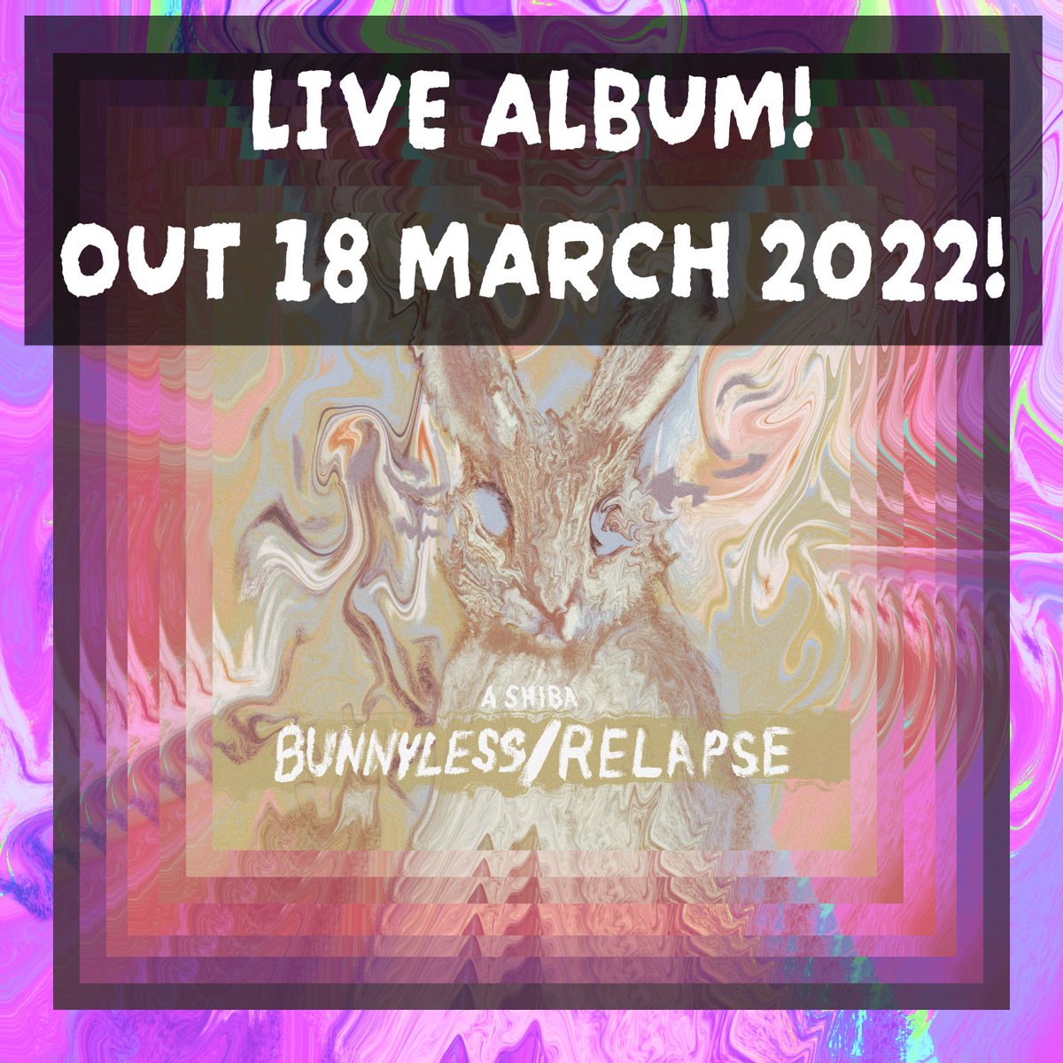 ashibamusic's tweet photo. "BUNNYLESS/RELAPSE - ONE YEAR LATER" is coming out everywhere next week on Friday!

A limited edition cassette run will also be available thanks to @Darryl_Dixon69 of Autumn Sounds, more info soon!

#newmusic2022 #livemusic #birdcore https://t.co/wtmpiQWNCc