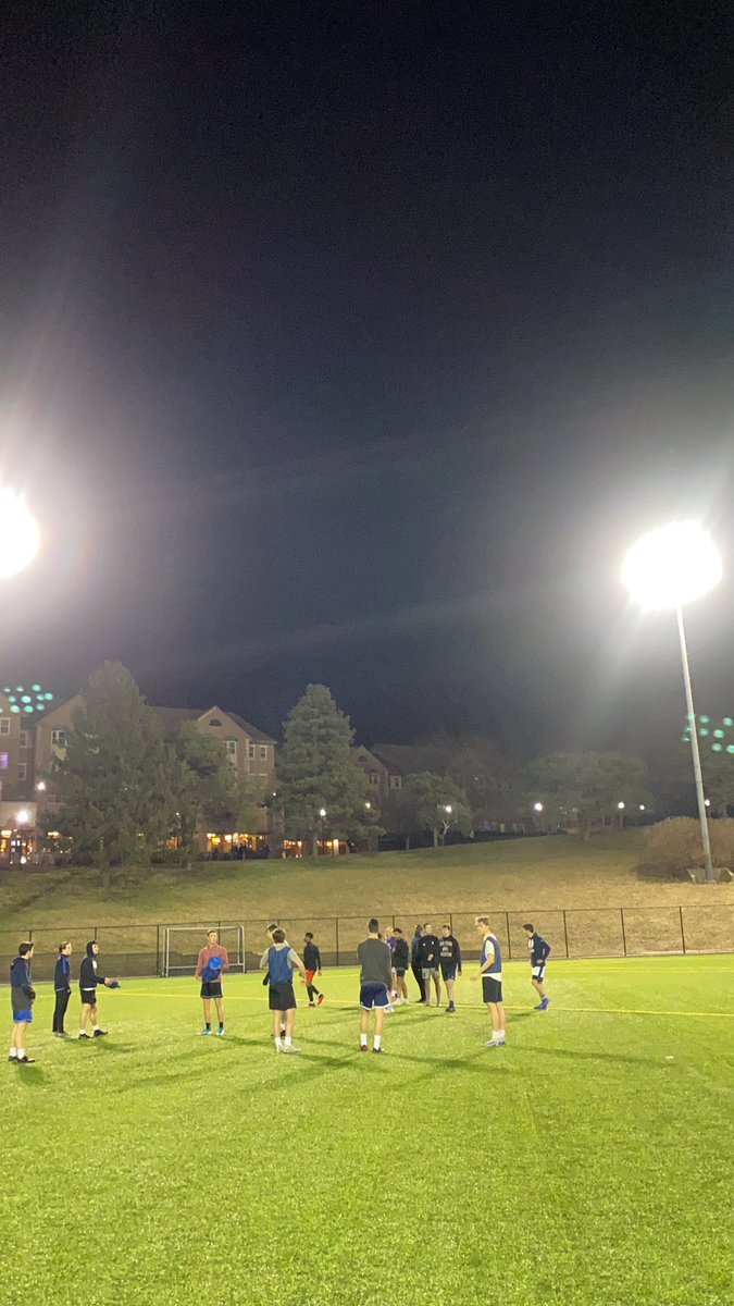 Comfortable night for a high energy practice, good turnout from the men.