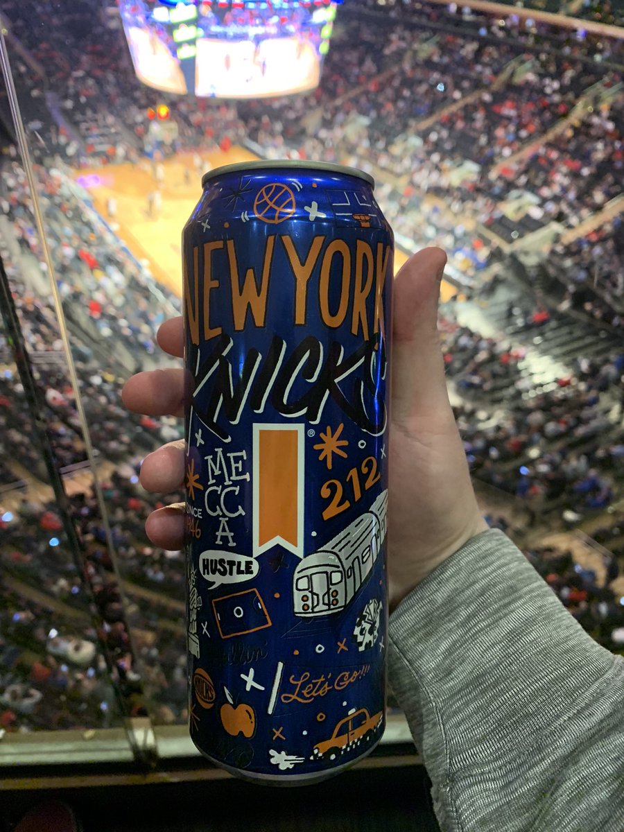 The @esymai cans at MSG smacc 🔥 #TheHobby