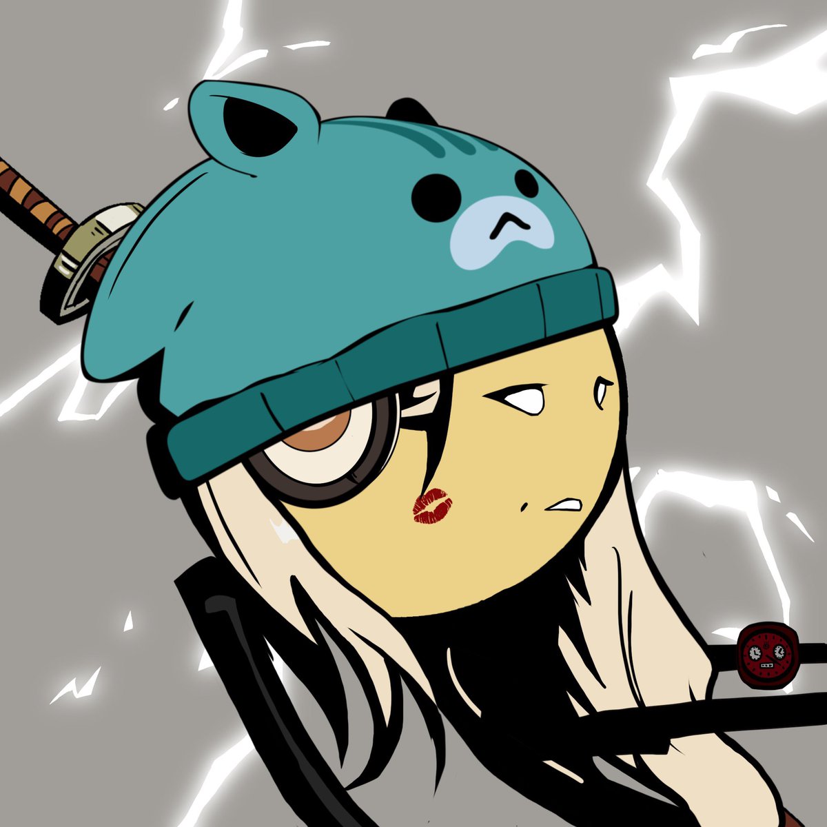 Doing my first ever GIVEAWAY!!🎉 Giving away this rank 2115 badass Azuki Mfer. All you have to do is like, RT, &amp; follow.

Yes this is legit. I will post winner in 48 hours, and will reach out for ETH address. GL!