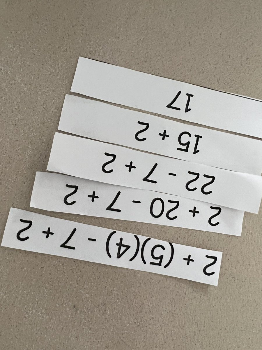 MsBrown_219's tweet photo. 7th grade spent today exploring grouping symbols and ordering the steps to simplify expressions! https://t.co/B2lGm7qo69