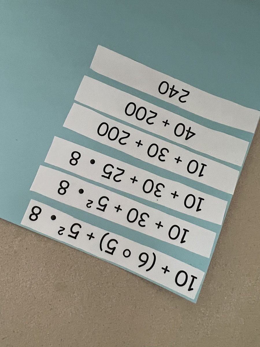 MsBrown_219's tweet photo. 7th grade spent today exploring grouping symbols and ordering the steps to simplify expressions! https://t.co/B2lGm7qo69
