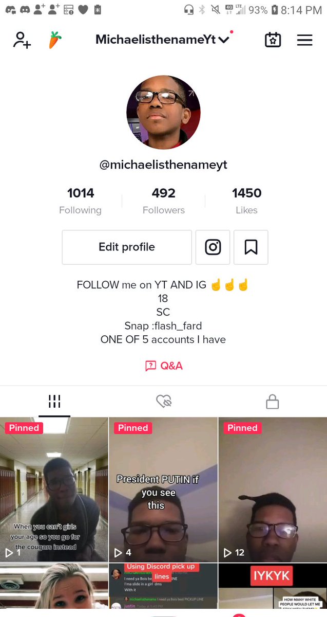 M2ISTHENAMEYT's tweet image. MY FOLLOWERS as Wednesday March 9,2022 #tiktok #tiktokalgorithm #tiktokgrowth #tiktokhack #michaelisthenameyt