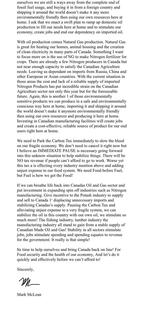 Not happy with Fuel prices? Not happy with the state of our economy? Not happy with how our country is being run? SPEAK UP!! Here’s is a letter I sent to <a href="/BenLobbMP/">Ben Lobb</a> <a href="/PierrePoilievre/">Pierre Poilievre</a> @CandiceBergenMP with some suggestions on how we can turn this country around! And YOU SHOULD TO!