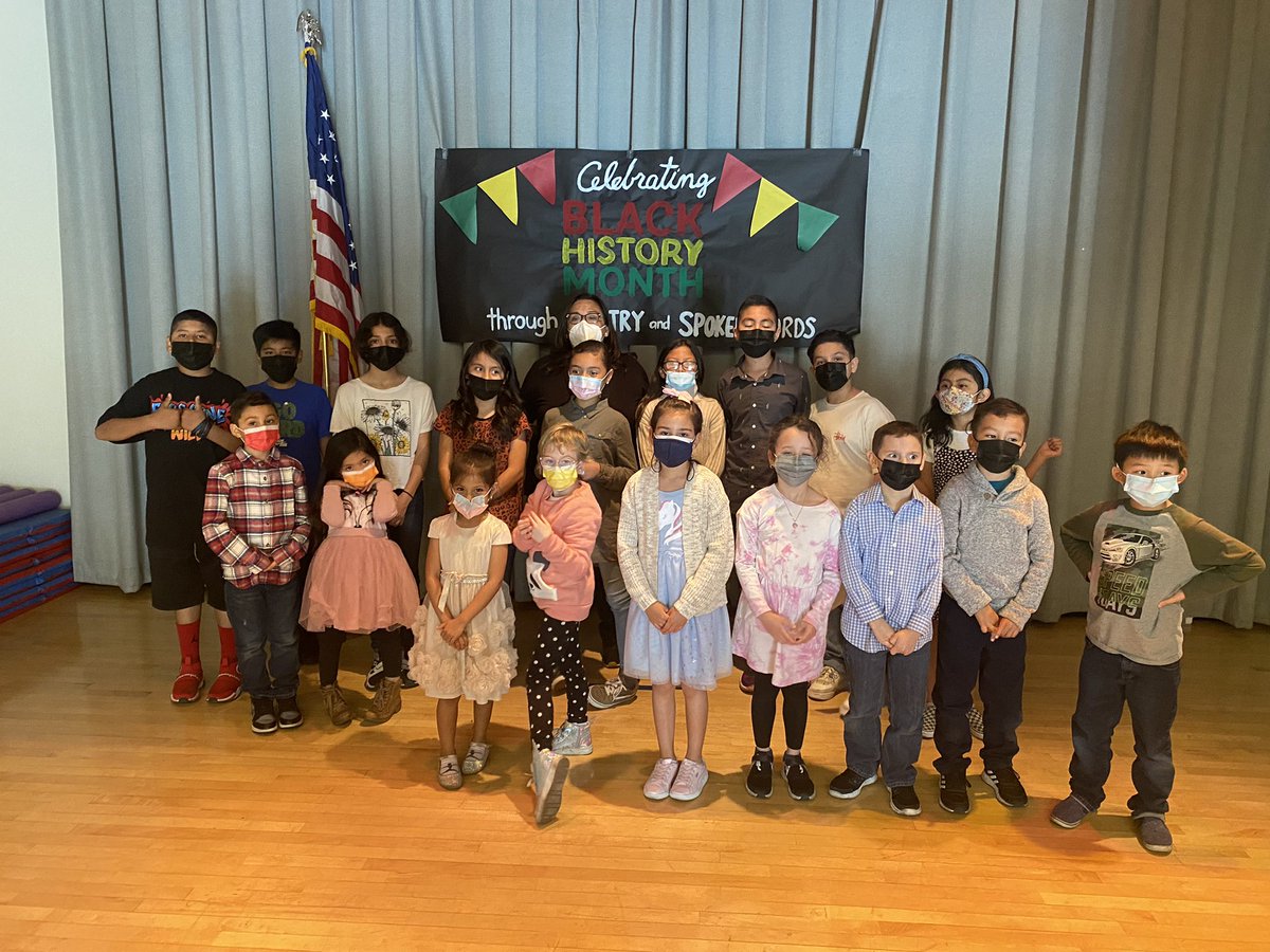 SierraVistaES's tweet photo. Congratulations to all our Poem and Spoken Word Finalists who recited at our Annual Black History Month Poem competition. https://t.co/KRtQSCmOv3