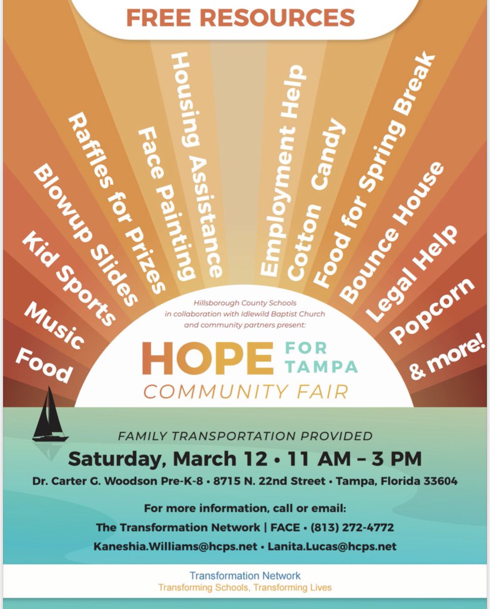 Miles Elementary (@mileshcps) on Twitter photo Hope for Tampa Community Fair Hope for Tampa Community Fair