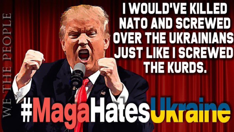 In 2016, trump’s campaign blamed Ukraine for election interference instead of Russia The goal was to destroy the US/Ukraine relationship There was never a missing DNC server that was in Ukraine & CrowdStrike is not a Ukrainian company #MagaHatesUkraine #wtpBLUE wtp1268