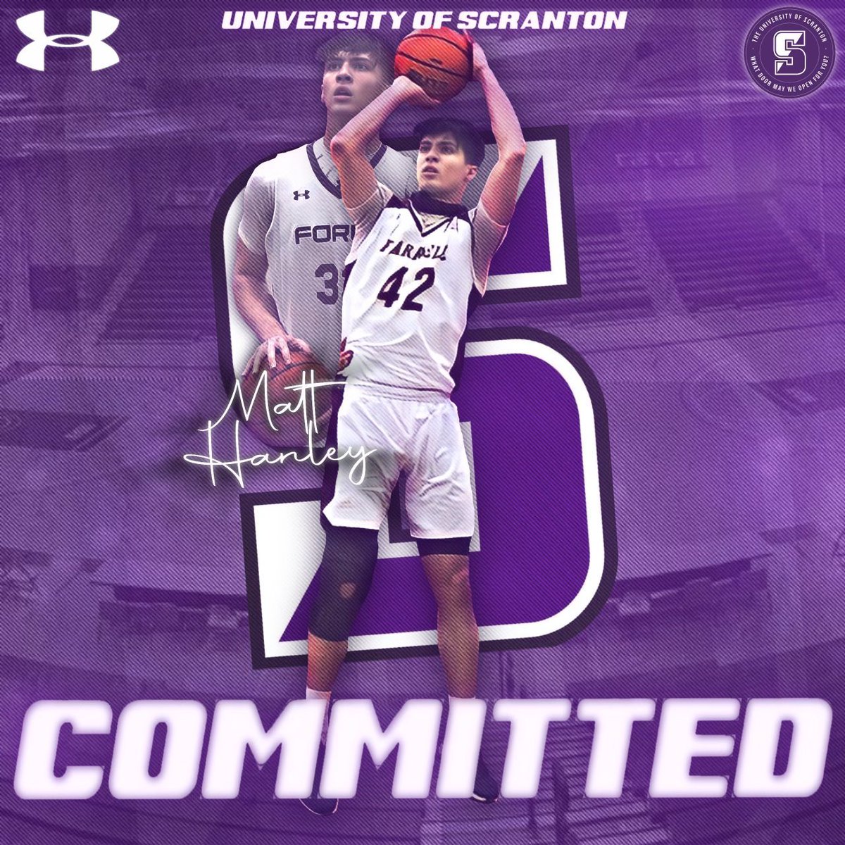 jerseyforce_'s tweet photo. congrats to 3 year Force guy @MattHanley22 on his decision to continue his academic &amp; athletic career at @ScrantonBball. Matt is a tireless worker who has improved &amp; expanded his game every year of HS.. really happy for u Matt, tremendous kid from an awesome family! #theforceway https://t.co/naKnLhppIR