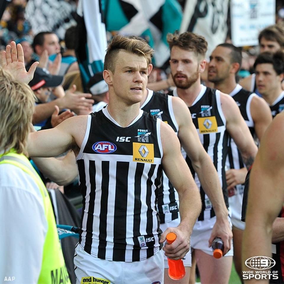 _Since1969's tweet photo. **9 DAYS TO GO - @PAFC LOCKER 9 **
100 GAME PLAYERS
SAMSON ‘SHINE’ HOSKING
HAROLD LOGAN
BOB MEERS
CLIFF KEEL
KEN OBST
ANTHONY WILLIAMS
MARK WILLIAMS
BRAYDEN LYLE
JOSH CARR
JACOB SURJAN
ROBBIE GRAY
#DoItForRussell https://t.co/5OvfZGqiSc
