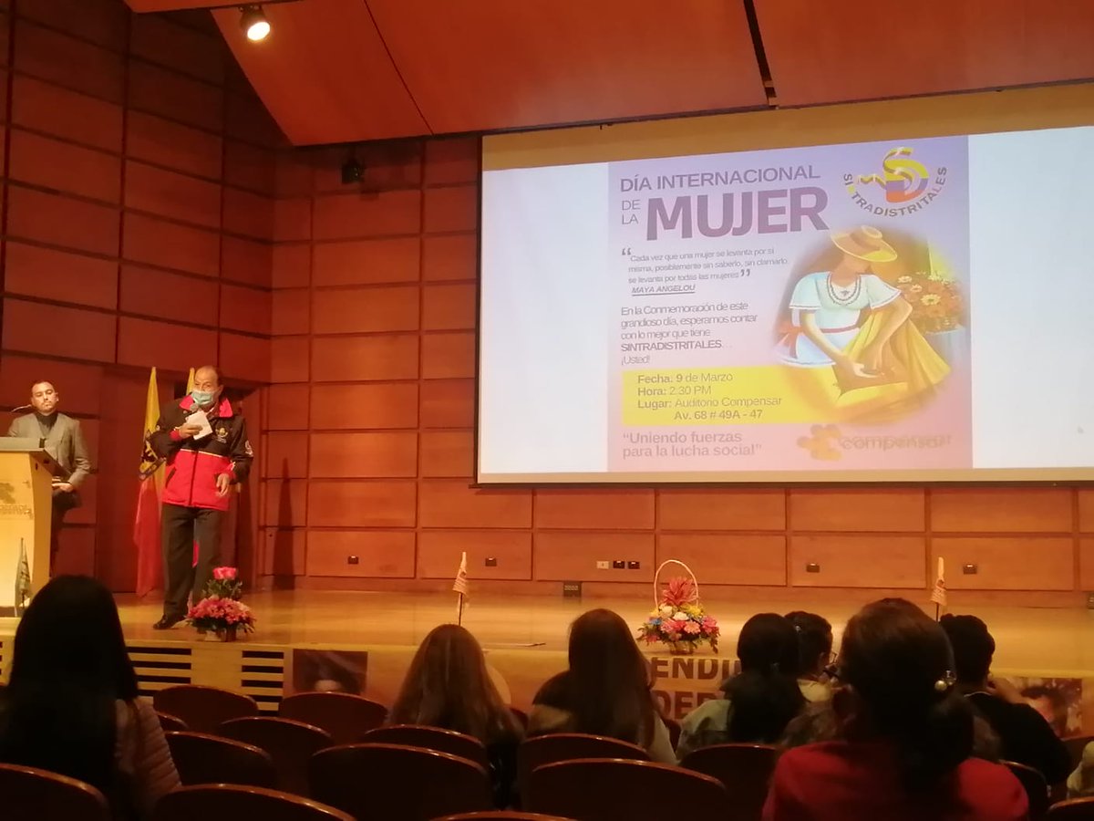 Sintradistrita1's tweet photo. Con absoluto éxito conmemoramos el Día Internacional de la Mujer. ¡Gracias Mujeres, ustedes son la fuerza de nuestra organización! https://t.co/VDUdFeRSAH