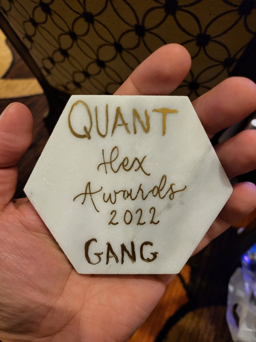Marcology1776's tweet photo. Man..
This was amazing to accept on behalf of every single person that made Quant Gang possible.

Thank you for the past members and to the future members of Quant Gang. 

@MatiAllin
@YORmadjic
@whalesonly1
@futureus
@Wave3TV 

#HEX #QuantGang #PulseChain #PulseX https://t.co/eftDm3Vapv
