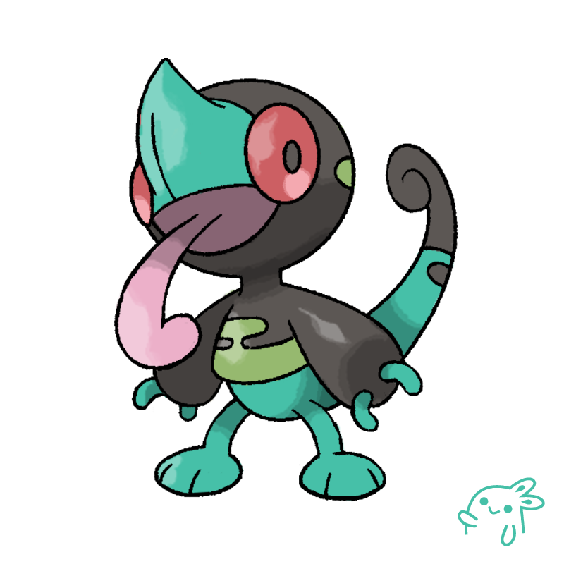 EBaruON's tweet photo. ENG: Meet Repmix, the Grass-type starter Pokémon from the Kiru region.
ESP: Conoce a Repmix, el Pokémon inicial de tipo Planta de la región de Kiru.
#fakemon #ebmon #pokemon #pokemonillusion #pokemonilusion #grass #starter https://t.co/li1jEFuM5G