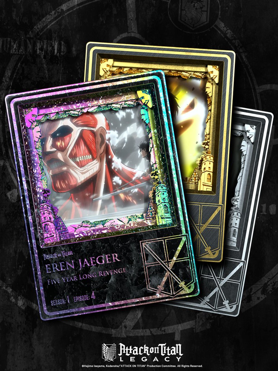 AoTLegacy's tweet photo. (Part 2 of 3) There will be 3 rarity tiers: Common, Rare, and Legendary. Out of these 3 tiers, Legendary Moments have the highest rarity, and will be available in extremely limited amounts. https://t.co/PUlTuzJdhW