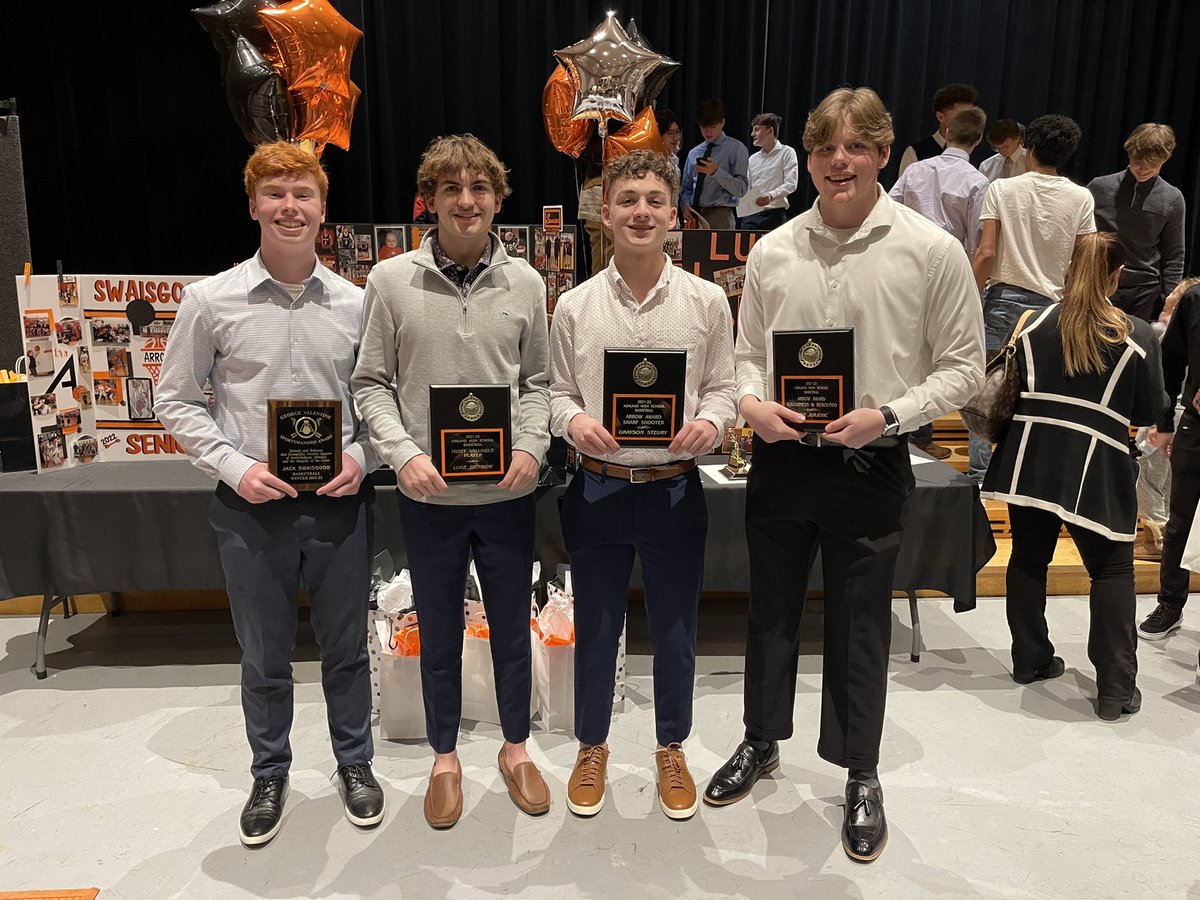 Tonight we had the opportunity to gather and celebrate the seasons and success of our freshman, JV, and varsity teams. 

A huge thank you to everyone who made this season possible!

A few Arrows were recognized with special post season awards- they are as follows: