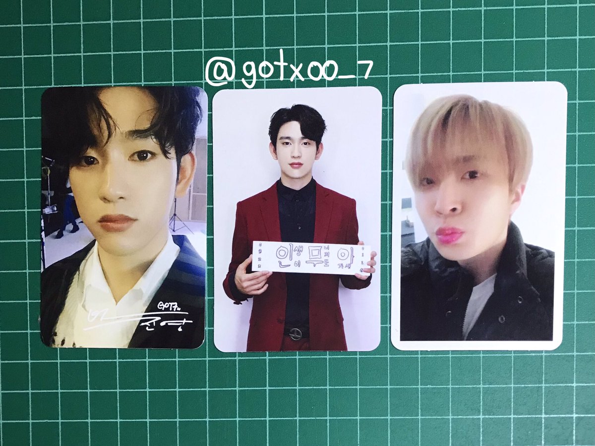 gotx00_7's tweet photo. ✅ การ์ดยองแจ 100.-
✅ การ์ดจินยอง ใบละ 120.-

❌ไม่มีตำหนิ
📮ส่งเหมา 20 แฟรช/ลทบ

ทักมาสอบถามขอดูเพิ่มได้เลย
#ตลาดนัดอากาเซ่ #ตลาดนัดgot7 หา https://t.co/GDQqHhjg1d