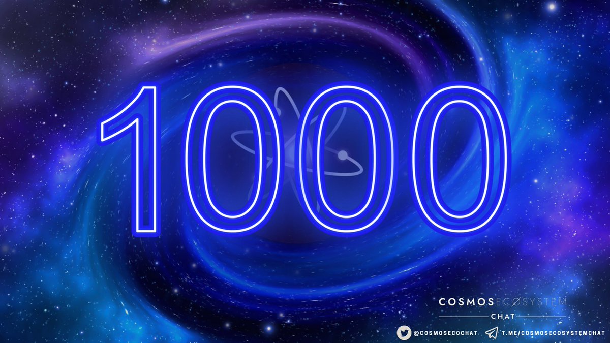 CryptoBelPH's tweet image. I love you 1000 ❤️

In celebration of my 1000 Twitter followers,
I will be giving a total of 
10 $ATOMs to 
5 lucky winners (2 each)

All you have to do is
Like and RT this post
Follow @CosmosEcoChat &amp;amp; @CryptoBelPH 

Winners will be announced 48hrs after this post.

Good luck!