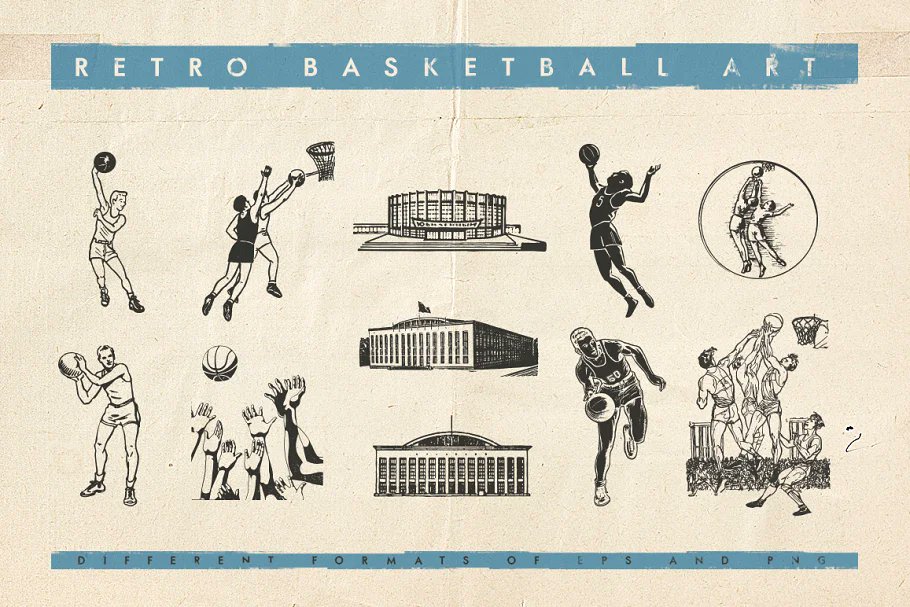 FreeCommClipArt's tweet photo. [Free Vectors] Here are some cool, retro, vintage basketball graphics you can get for free and use in any project you want. The files include vectors and png files but are only free until this Sunday. https://t.co/SMwfB1dfmy

#freevectors #freeclipart #clipart #GraphicDesign https://t.co/eMcUloM0xV
