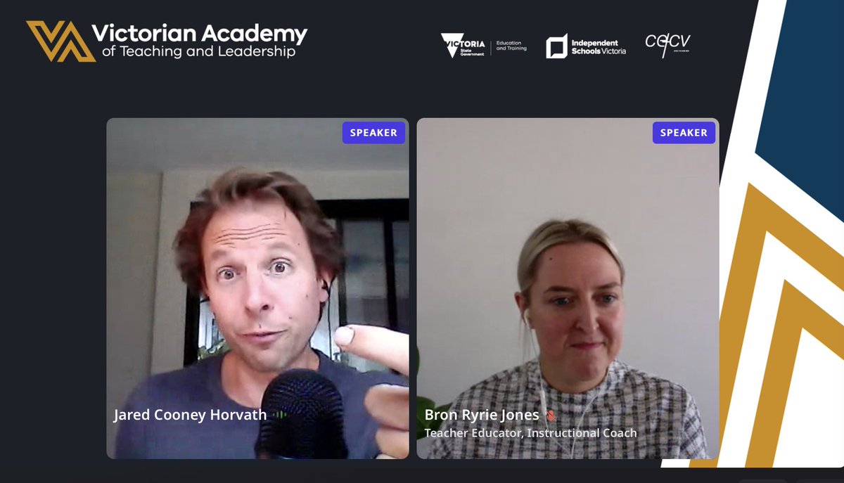 What is the learning process? Discussing biological arguments, nuero myths and the alignment of content and pedagogy with Dr Jarod Cooney-Hovarth @JCHorvath <a href="/AcademyVIC/">Victorian Academy of Teaching and Leadership</a> #TEP22 #nodistractions #smallchanges #inspired