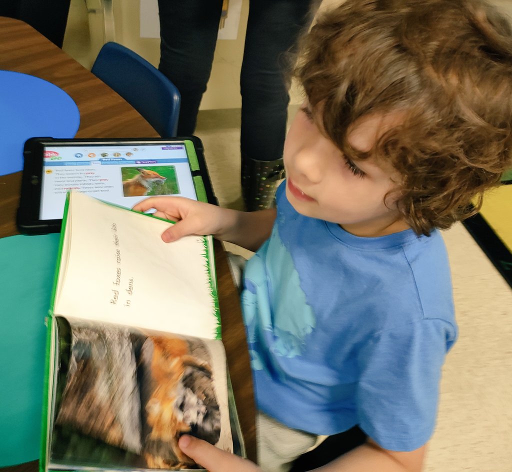 Deniseogesfam's tweet photo. Kindergarten animal researchers pairing PebbleGo with books. @MrsS_OG
@CapstonePub @CcsdMedia @CherokeeSchools @OGESeagles https://t.co/Ie2Wa0TkWm